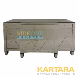 Meja kaca buffet kaca amelie (pre order 28 hari)