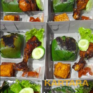 Paket Nasi Bakar Ati Ampela/Teri