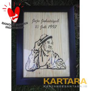 Custom Lukis Ukir Wajah HVS/A4 2wajah